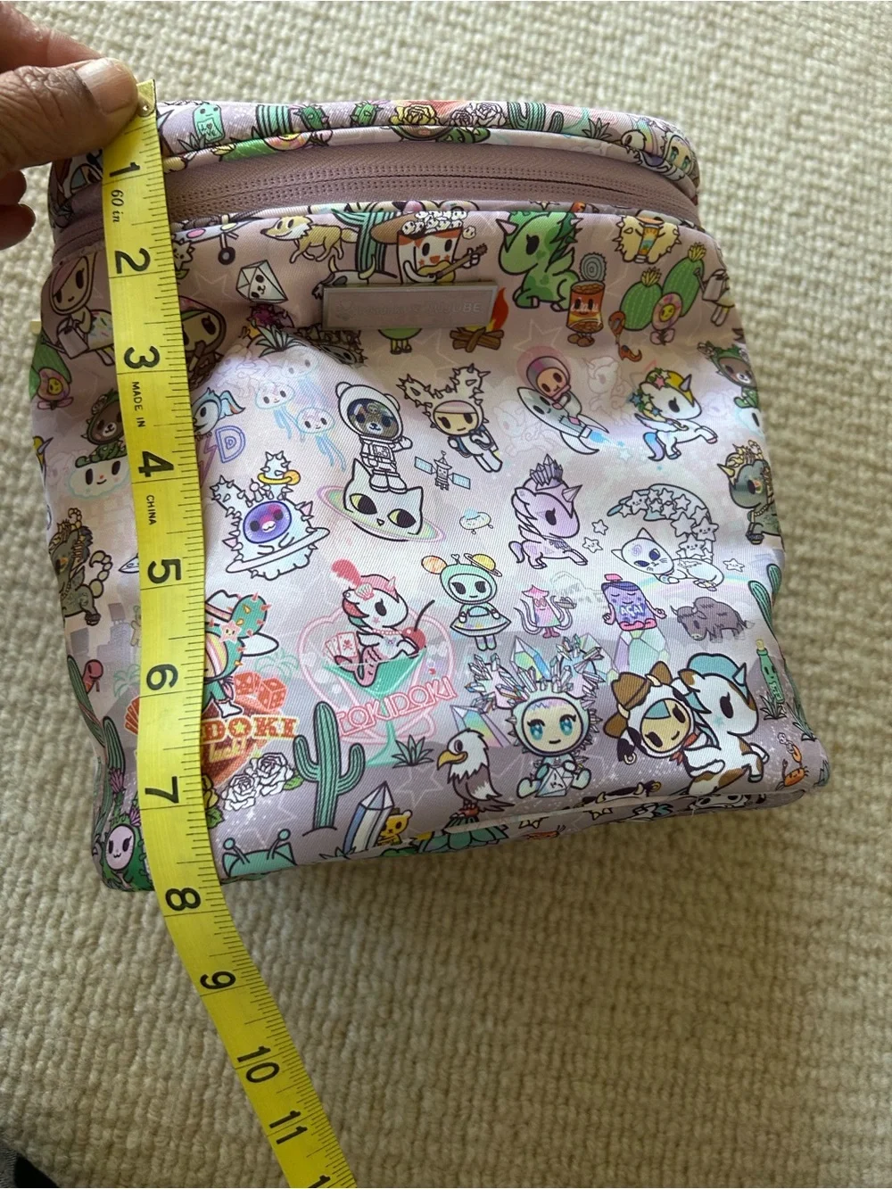 tokidoki Pink Character Print Backpack and Lunch Bag Duo